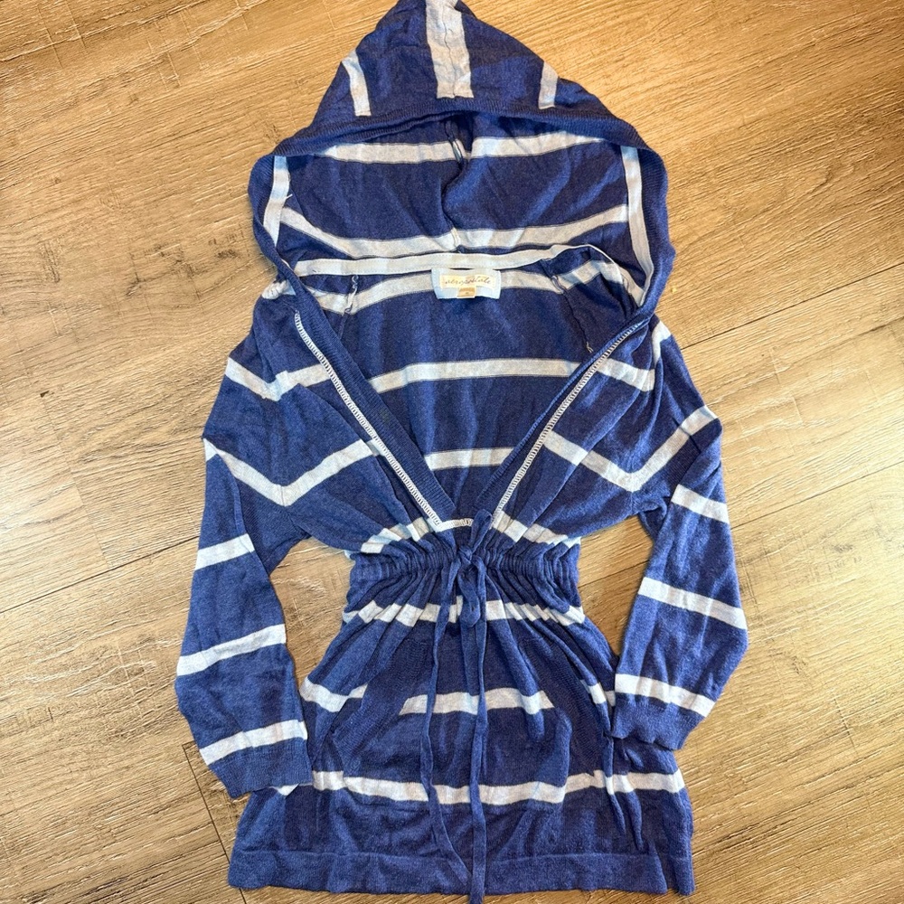 Aeropostale Blue babydoll Short Sleeve Blouse